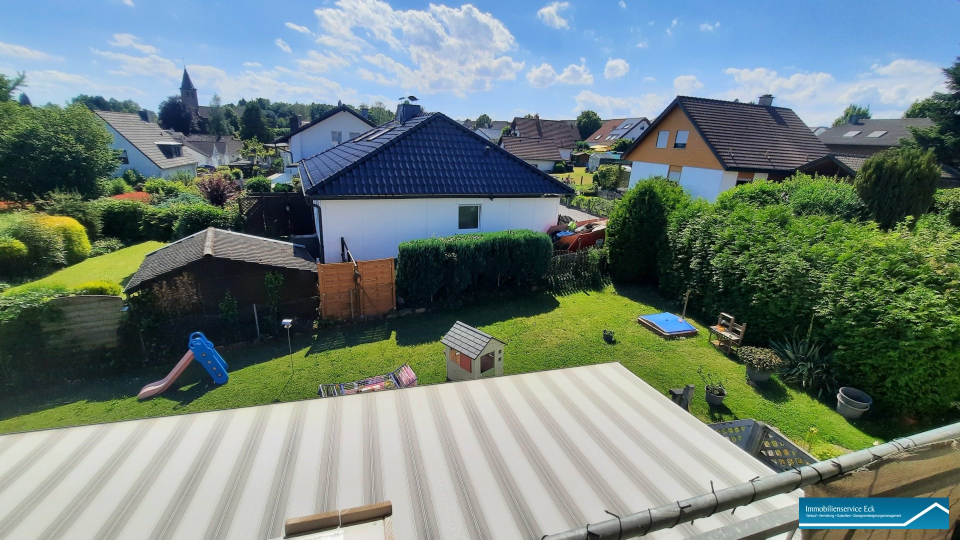 Garten Blick Balkon ...